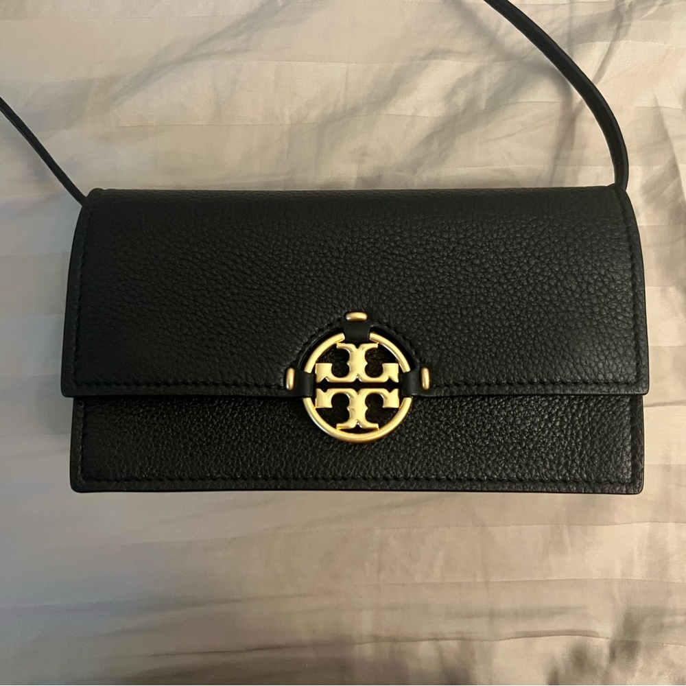 Tory Burch Miller Wallet Leather Crossbody Bag